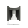 Plafon ORBIS 1 szary SOLLUX SL.0018