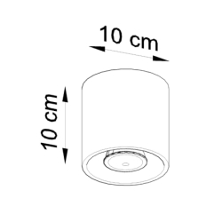 Plafon ORBIS 1 biały SOLLUX SL.0021
