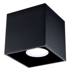 Plafon QUAD 1 czarny SOLLUX...
