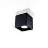 Plafon QUAD 1 czarny SOLLUX SL.0022