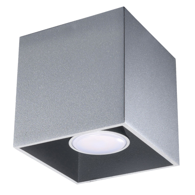 Plafon QUAD 1 szary SOLLUX SL.0024