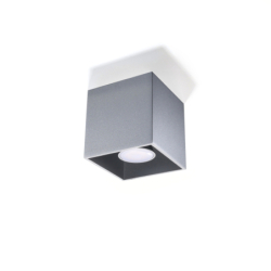 Plafon QUAD 1 szary SOLLUX SL.0024