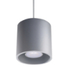 Lampa wisząca ORBIS 1 szary SOLLUX SL.0052