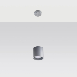 Lampa wisząca ORBIS 1 szary SOLLUX SL.0052