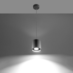 Lampa wisząca ORBIS 1 szary SOLLUX SL.0052