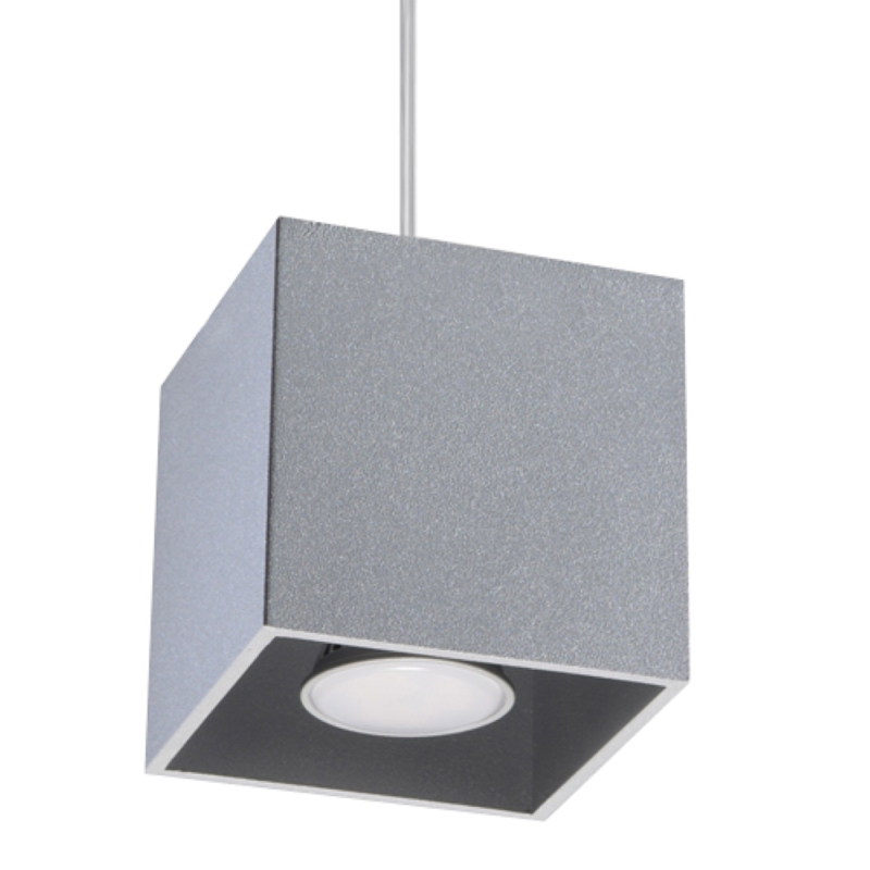 Lampa wisząca QUAD 1 szary SOLLUX SL.0061