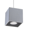 Lampa wisząca QUAD 1 szary SOLLUX SL.0061
