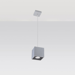 Lampa wisząca QUAD 1 szary SOLLUX SL.0061