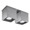 Plafon QUAD 2 szary SOLLUX SL.0064