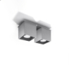 Plafon QUAD 2 szary SOLLUX SL.0064