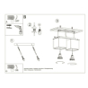 Plafon QUAD 2 szary SOLLUX SL.0064