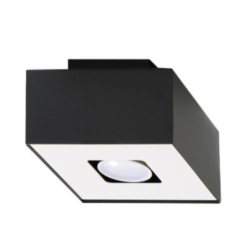 Plafon MONO 1 czarny SOLLUX...
