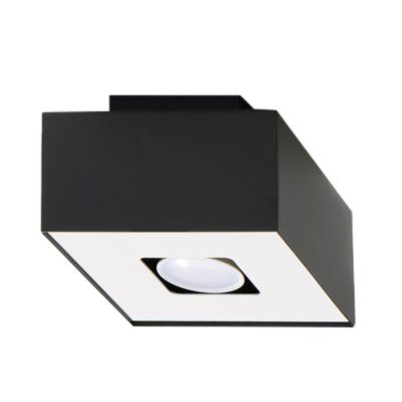 Plafon MONO 1 czarny SOLLUX SL.0070
