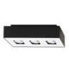 Plafon MONO 3 czarny SOLLUX SL.0072
