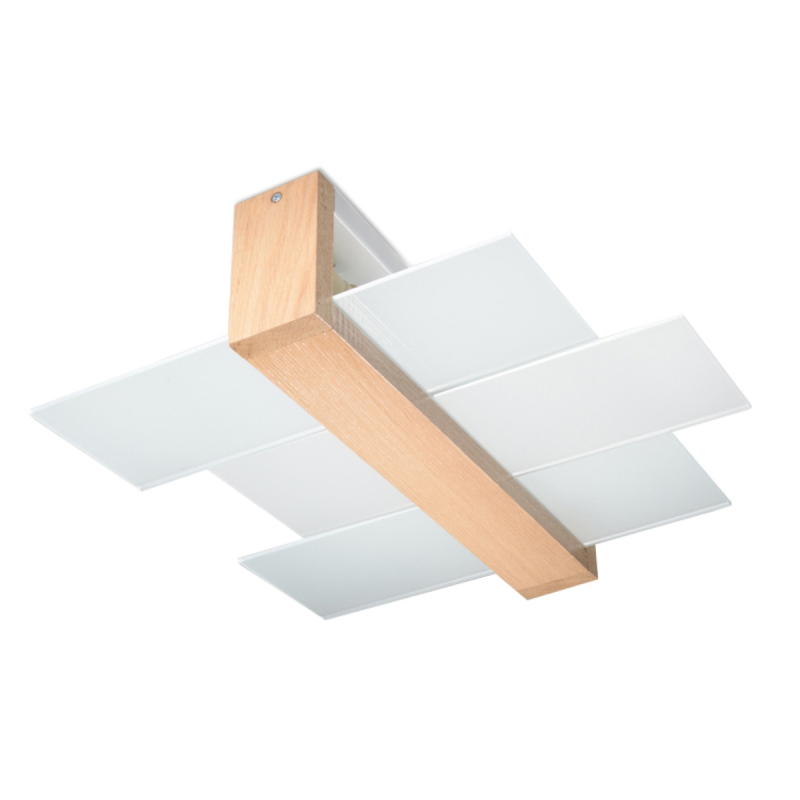 Plafon FENIKS 2 naturalne drewno SOLLUX SL.0076