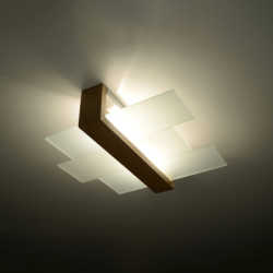 Plafon FENIKS 2 naturalne drewno SOLLUX SL.0076