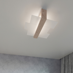 Plafon FENIKS 2 naturalne drewno SOLLUX SL.0076