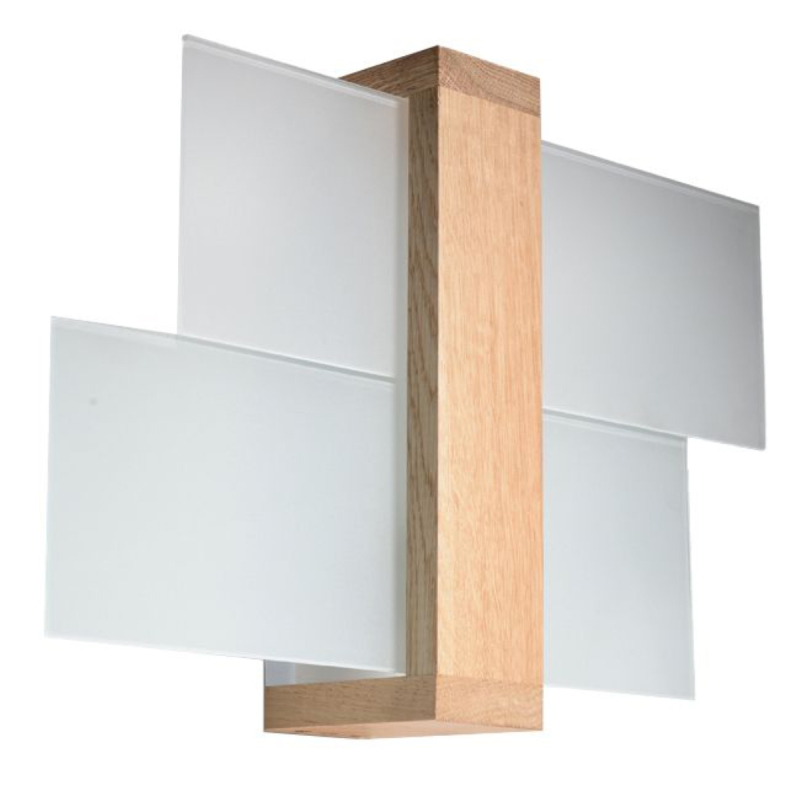 Kinkiet FENIKS 1 naturalne drewno SOLLUX SL.0077