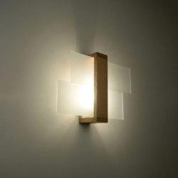 Kinkiet FENIKS 1 naturalne drewno SOLLUX SL.0077