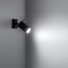 Kinkiet RING czarny SOLLUX SL.0091