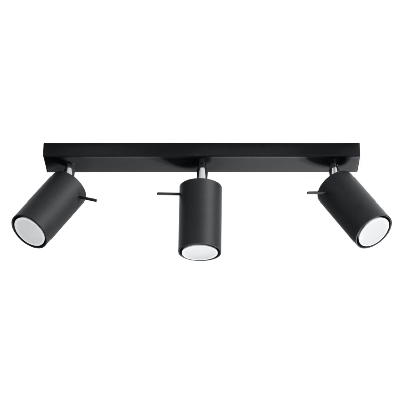 Plafon RING 3L czarny SOLLUX SL.0093