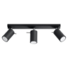 Plafon RING 3L czarny SOLLUX SL.0093