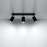 Plafon RING 3L czarny SOLLUX SL.0093