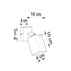 Kinkiet MERIDA biały SOLLUX SL.0095