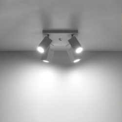Plafon MERIDA 4 biały SOLLUX SL.0098