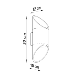 Kinkiet PENNE 30 biały SOLLUX SL.0108