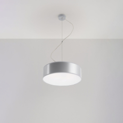Lampa wisząca ARENA 35 szara SOLLUX SL.0116