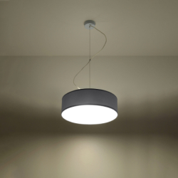 Lampa wisząca ARENA 35 szara SOLLUX SL.0116