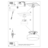 Lampa wisząca ARENA 45 czarna SOLLUX SL.0118