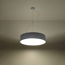 Lampa wisząca ARENA 45 szara SOLLUX SL.0119