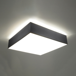 Plafon HORUS 45 szary SOLLUX SL.0140