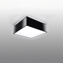 Plafon HORUS 25 czarny SOLLUX SL.0142