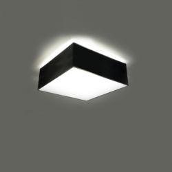 Plafon HORUS 25 czarny SOLLUX SL.0142