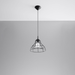 Lampa wisząca ANATA czarna SOLLUX SL.0146