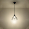 Lampa wisząca ANATA czarna SOLLUX SL.0146