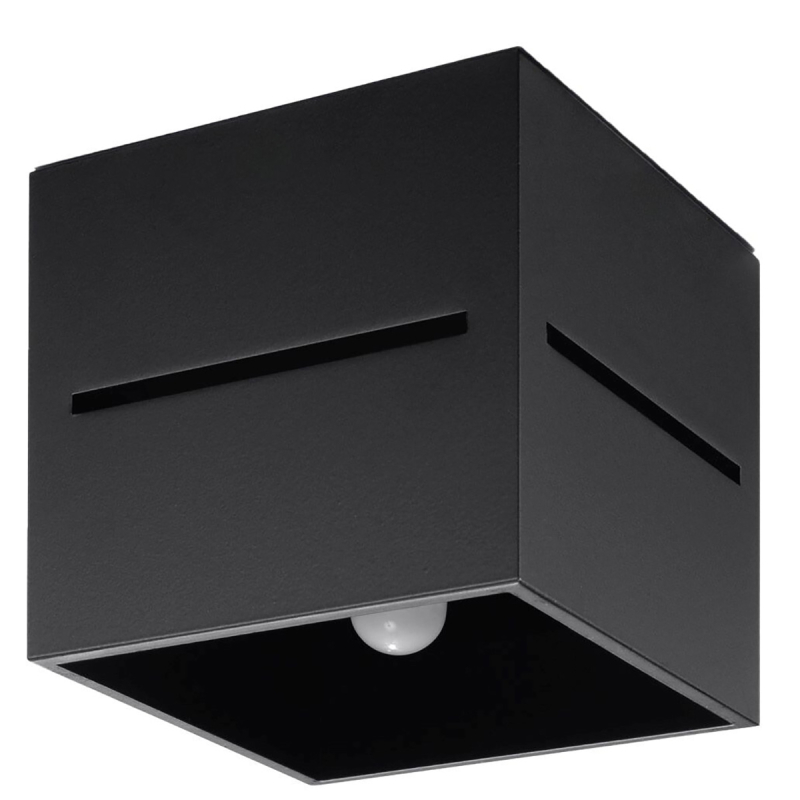 Plafon LOBO czarny SOLLUX SL.0207