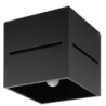 Plafon LOBO czarny SOLLUX SL.0207