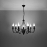 Żyrandol MINERWA 7 czarny SOLLUX SL.0219