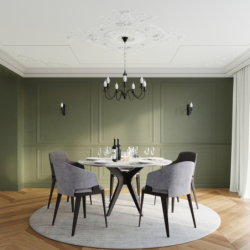 Żyrandol MINERWA 7 czarny SOLLUX SL.0219