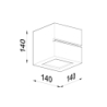Kinkiet ceramiczny LEO LINE SOLLUX SL.0230