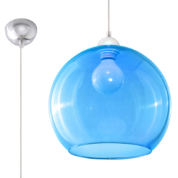 Lampa wisząca BALL błękitna...