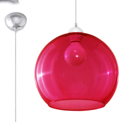 Lampa wisząca BALL czerwona...