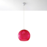 Lampa wisząca BALL czerwona SOLLUX SL.0253