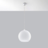 Lampa wisząca BALL biała SOLLUX SL.0256