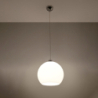 Lampa wisząca BALL biała SOLLUX SL.0256