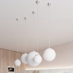 Lampa wisząca UGO 30 chrom SOLLUX SL.0264